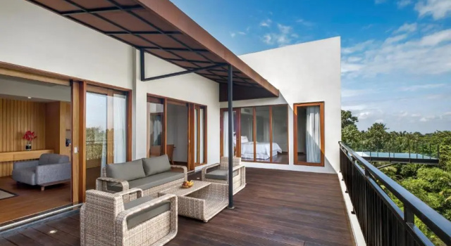 Двухместный пентхаус Puri с балконом и с видом на сад Element by Marriott Bali Ubud