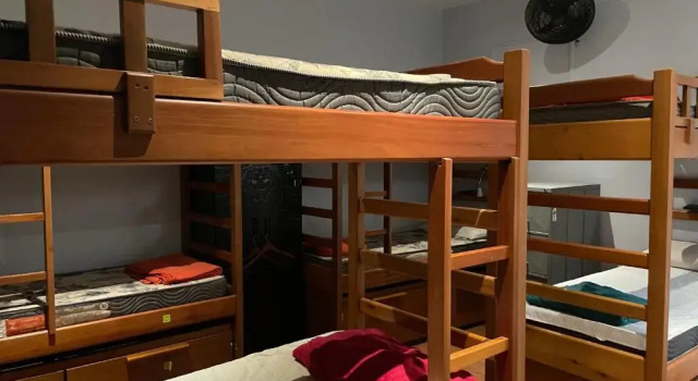 Кровать в общем номере Dids Hostel São Paulo