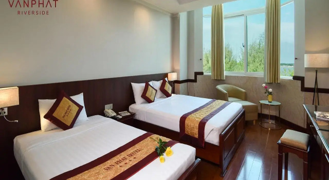 Номер Deluxe Van Phat Riverside Hotel