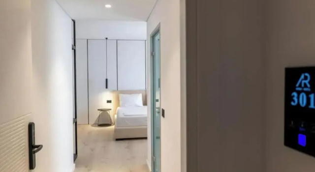 Трёхместный номер Standard с частичным видом на море Arrei Hotel