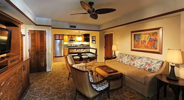 Вилла c 1 комнатой with poolside gardens view Aulani, Disney Vacation Club Villas