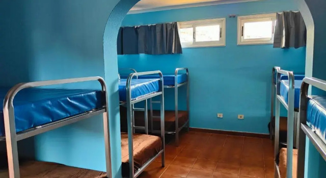 Кровать в общем номере La Hoyilla Hostel - La Aldea