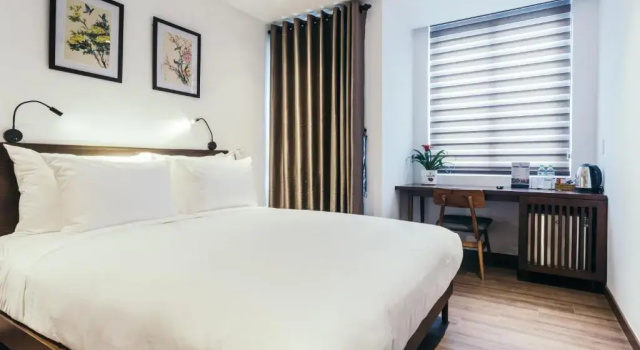 Двухместный номер Deluxe с балконом Le Petit Villa Hoi An