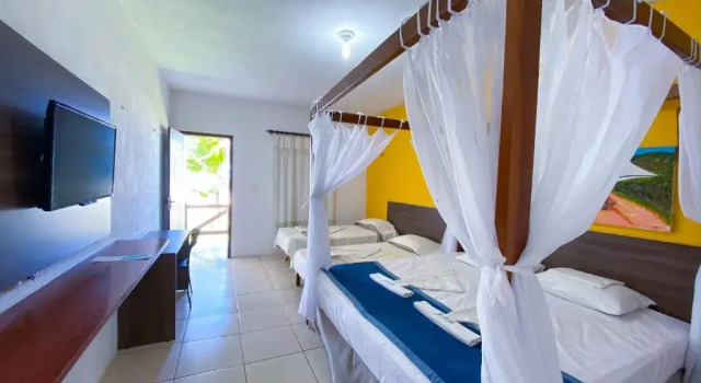 Двухместный номер Standard с видом на море Jangadeiro Praia Hotel Resort - Parque Aquático e Pé na Areia