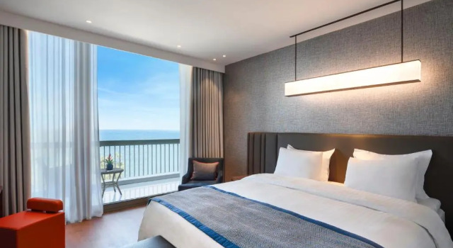 Люкс Deluxe с видом на море Отель Makedonia Palace