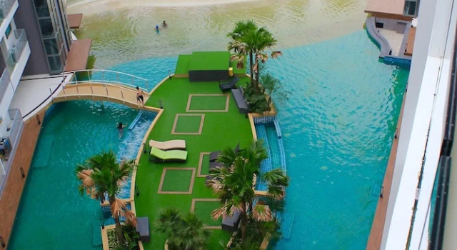 Студия с балконом и с красивым видом из окна Laguna Beach Resort Jomtien