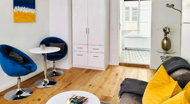 Appartement Das Stader Wohnzimmer