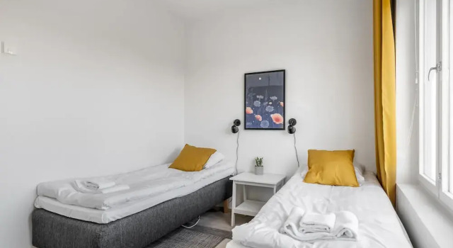 Семейные апартаменты с 2 комнатами с балконом Hiisi Homes Turku Ratapiha