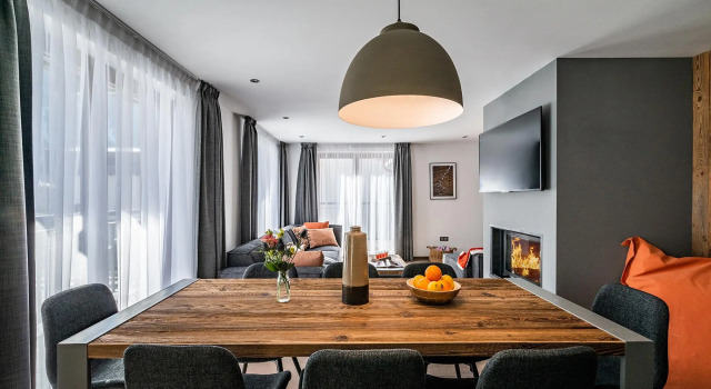 RAVANEL - Luxury apartment with fireplace & Mont Blanc views, Забронировать Апартаменты/квартира Апартаменты Аржантьер, рядом с Горнолыжный подъемник Жарден д Анфан, Апартаменты/квартира