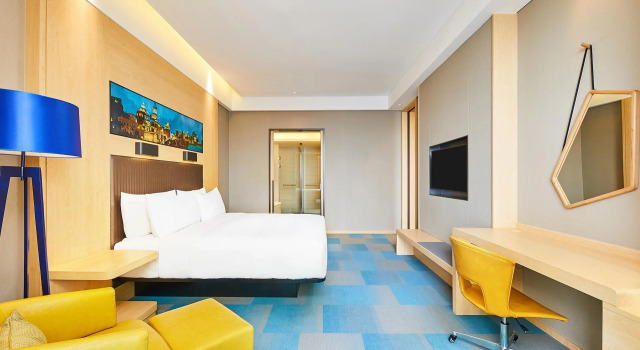 Двухместный люкс c 1 комнатой Aloft by Marriott Shanghai Zhangjiang Haike