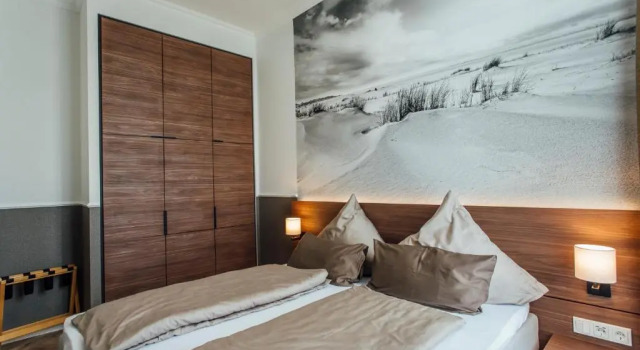 Люкс с частичным видом на море Strandhotel Hohenzollern