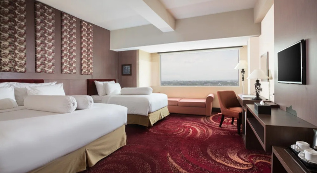 Полулюкс с красивым видом из окна Indoluxe Hotel Jogjakarta