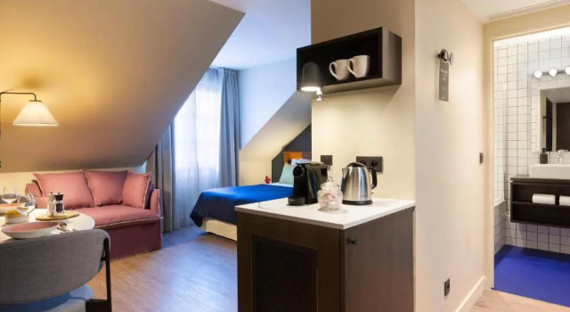 Трёхместный номер 2+1 Rocky Superior RockyPop Grenoble Hotel
