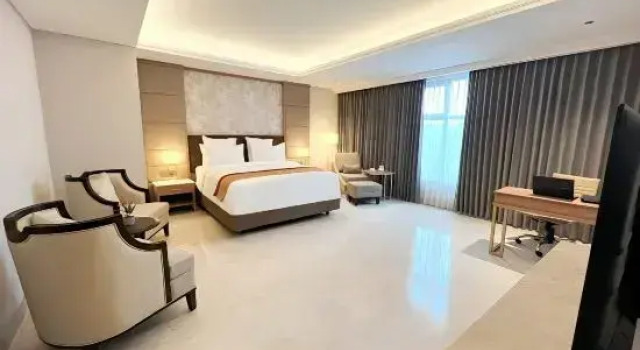 Tweepersoonsjunior suite Grand Travello Hotel Bekasi