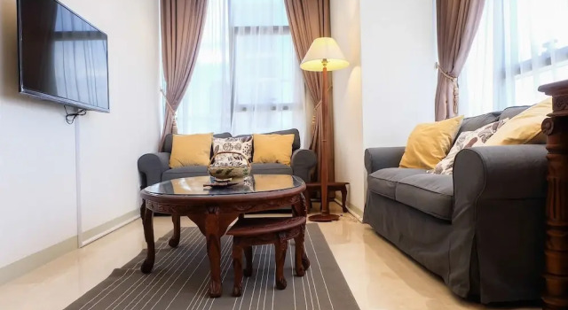 Comfy 2BR LAvenue Apartment By Travelio, Book Apartment Jakarta Jakarta Province