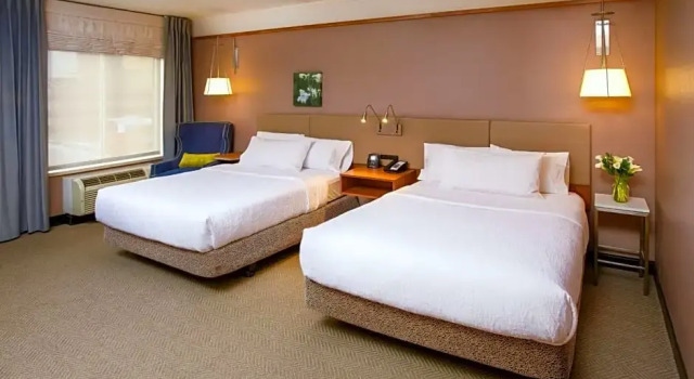 Четырёхместный номер Premium Hilton Garden Inn Rochester Downtown