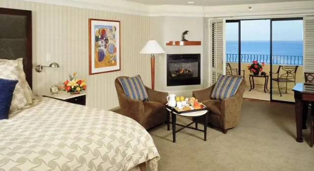 Номер Deluxe с балконом и oceanfront Monterey Bay Inn