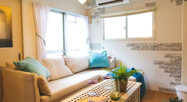 Апартаменты с балконом Axis Shinsaibashi Hotel Apartment
