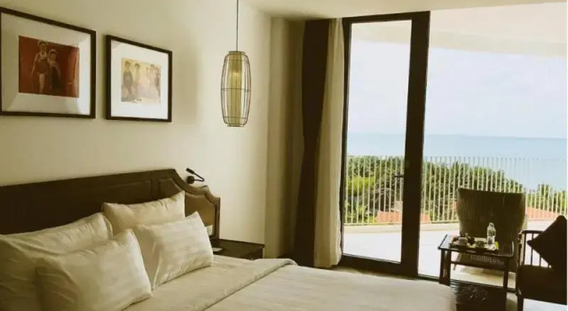Двухместный номер Deluxe с балконом и с видом на океан The Palmy Phu Quoc Resort & Spa