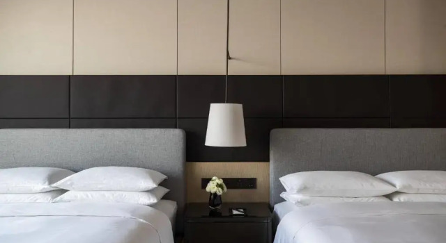 Четырёхместный клубный номер Standard с видом на океан Yantai Marriott Hotel