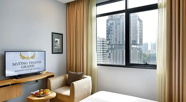 Двухместный номер Deluxe с видом на город Muong Thanh Grand Saigon Centre Hotel