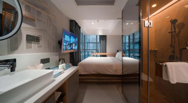 Двухместный номер Standard CityNote Hotel Beijing Road Pedestrian Street Dafo Temple