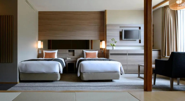 Номер с зоной татами Standard с видом на горы Отель Miyajima Grand Hotel Arimoto