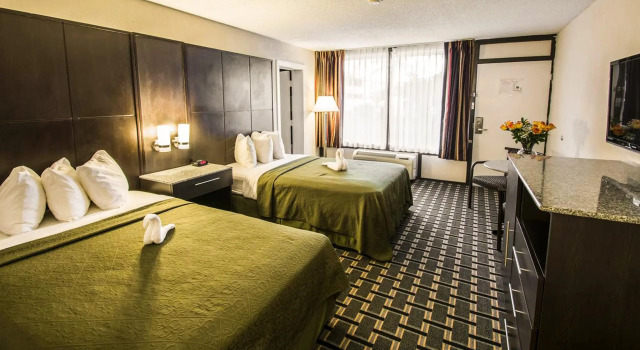 Четырёхместный люкс с видом на бассейн Croix Grand Hotel