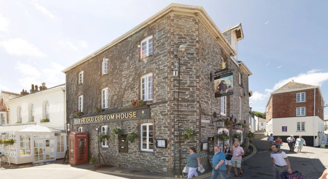 The Old Custom House, Book Pension Padstow Cornwall
