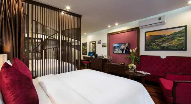 Семейный номер Standard с балконом Sapa Horizon Hotel & Skybar