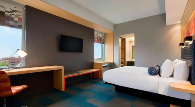 Двухместный номер Standard с видом на город Aloft by Marriott Columbia Downtown