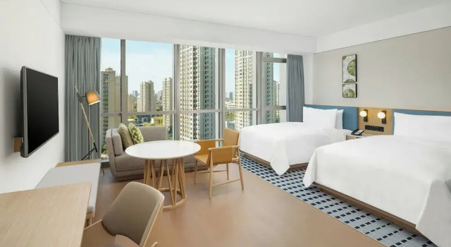 Четырёхместная студия Element by Marriott Qingdao