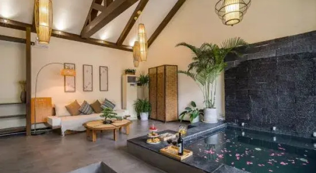 Lanhu Private Hot Spring Homestay (Beijing Baihewan), Book Hotel Hoteller i Beijing Province med parkering, Parkering