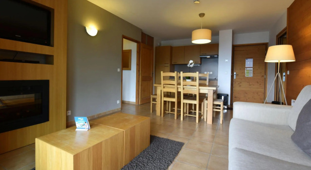 Modern apartment near the ski lift in an authentic village
