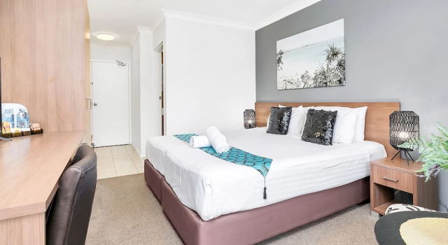 Люкс с балконом Peninsula Nelson Bay Motel and Serviced Apartments