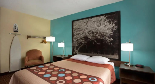 Двухместный номер Standard Super 8 by Wyndham Mount Vernon, IL