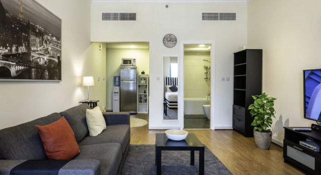 One Perfect Stay - Studio Executive Bay, Забронировать Отель Дубай Эмират Дубай, рядом с Marasi Promenade