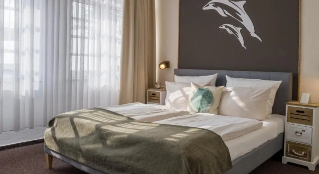 Двухместный номер Standard Цокольный этаж AKZENT Strandhotels Seestern, Delphin & Lachs