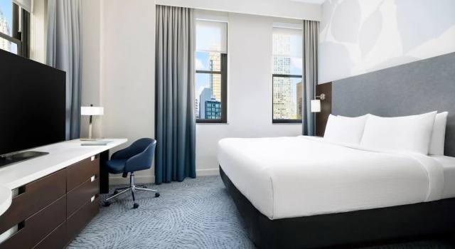 Двухместная студия Residence Inn by Marriott New York Downtown Manhattan/World Trade Center Area