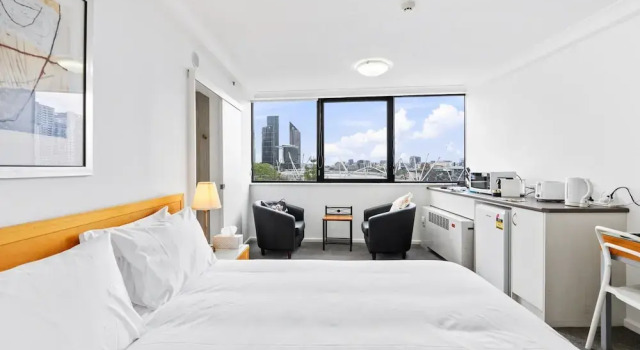 Stylish Studio in the Heart of Brisbane City, Забронировать Апартаменты/квартира Брисбен Brisbane Region, рядом с Паромный терминал South Bank