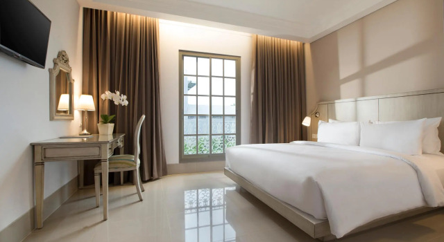 Двухместный номер Deluxe с балконом Hotel Santika Seminyak