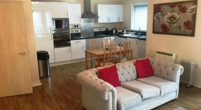Contemporary Apartments, Balcony & Parking, Book Lejlighed Lejligheder i Basingstoke, Lejlighed