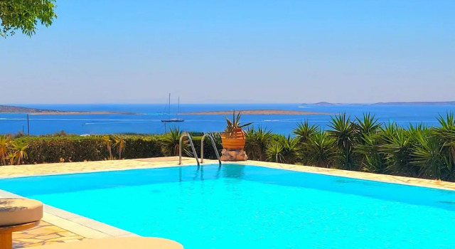 Вилла с 4 комнатами с видом на море Paros Afrodite Luxury Villas