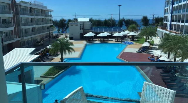 Апартаменты Grandblue Condominium 307 Pool-SeaView MaePhim Rayong