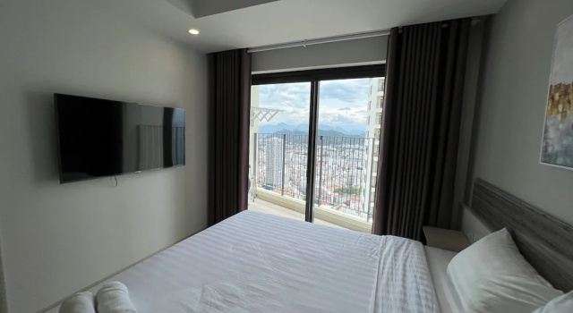 Апартаменты с 2 комнатами с балконом Apartment Thien Kim 2