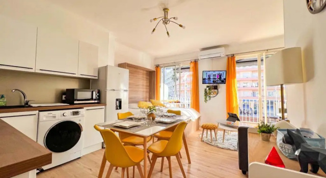 Апартаменты Appartement vue mer Parking privé Place Med