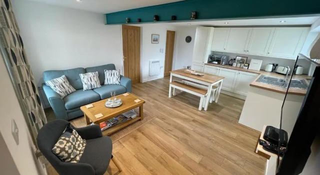Lovely ground floor apartment in quiet village