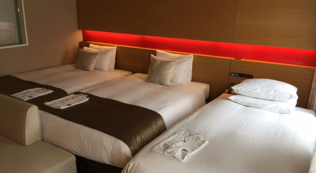 Трёхместный номер Standard Hotel Metropolitan Akita
