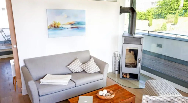 Villa Paula in Sellin - Penthouse mit Kamin und Dachterrasse, Book Villa Hotels in Usedom with a Pool, Swimming Pool