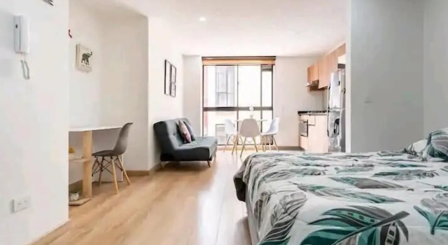 Апартаменты Premium Hermoso Apartaestudio en centro Bogotá